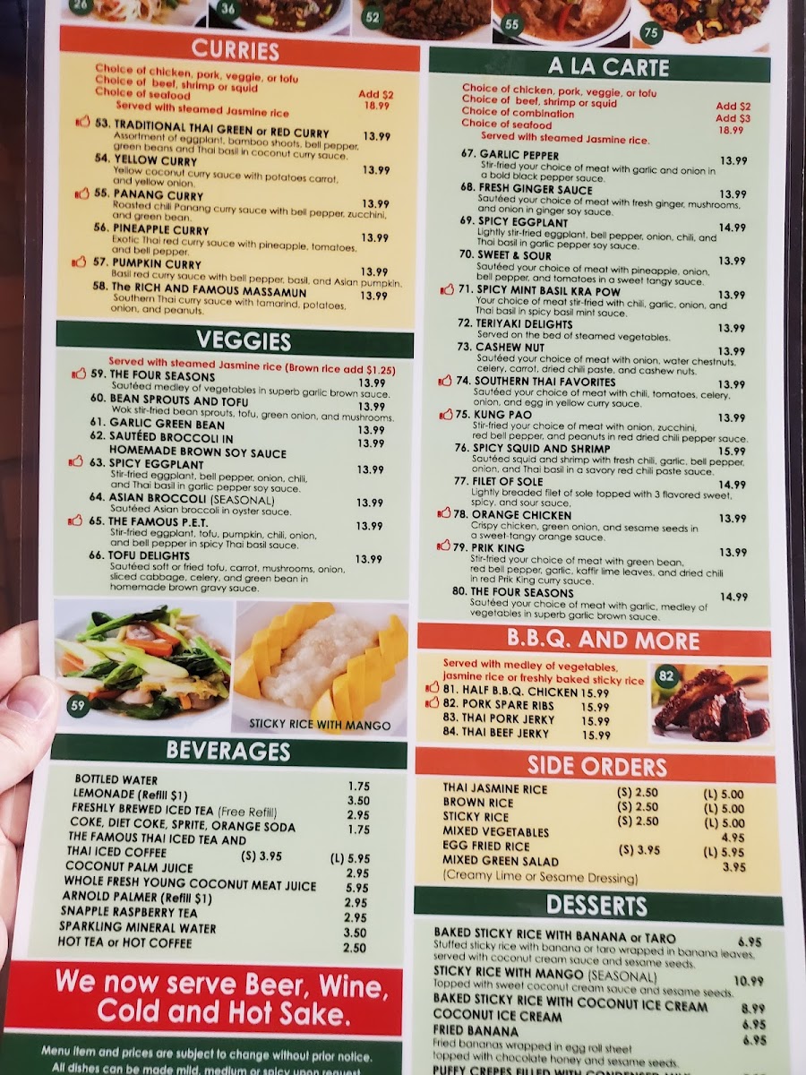 Mojave Thai Cuisine Menu - Image 5